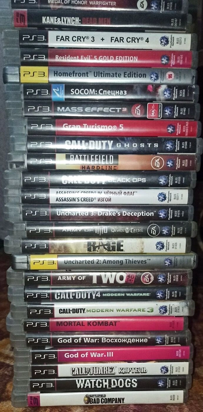 Диски для Playstation 3