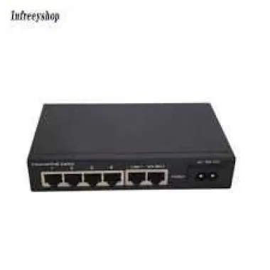 POE Switch POE 4+2 UP Link Kamera uchun
