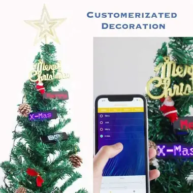 Светодиодный бейджик Bluetooth-совместимый