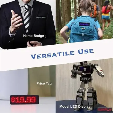 Светодиодный бейджик Bluetooth-совместимый