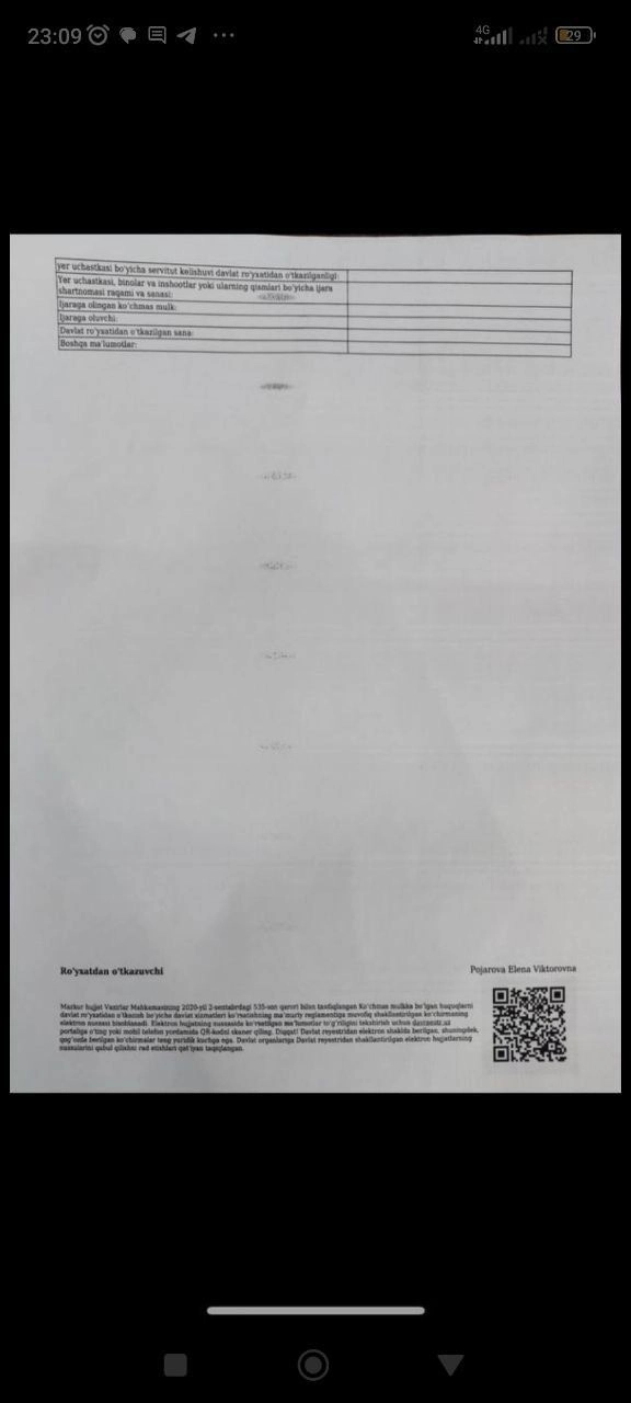 Ohunboboyovda 7.05 sotik uchaska sotiladi