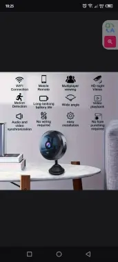 Камера ведио мини WiFi