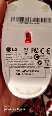Оптическая мышь Lg оригинал , оптик "сичкон" LG