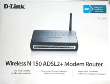 Модеm- Router D-Link DSL-2600