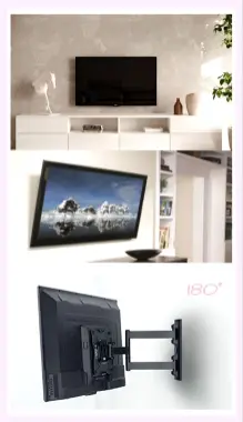 Кронштейн на ТВ 24-75д до 75кг Крепление Kranshteyn установка TV стену