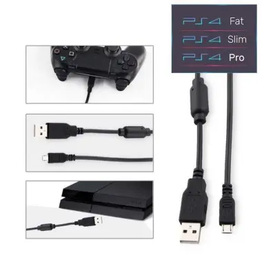 Оригинальный кабель для PS4 джойстика (Новая в упаковке)
