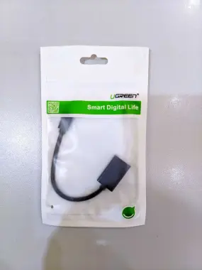 Кабель - переходник MicroUSB - OTG "UGREEN" . Абсолютно новый