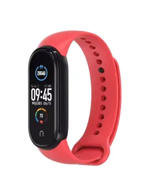 Силиконовый ремешок для Xiaomi Mi Band 5 , Xiaomi Mi Band 6