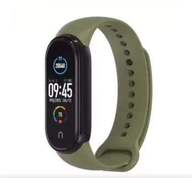 Силиконовый ремешок для Xiaomi Mi Band 5 , Xiaomi Mi Band 6
