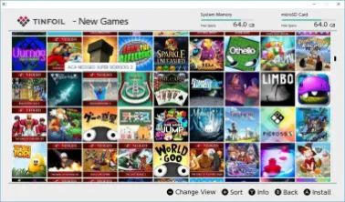 Tinfoil для Nintendo Switch