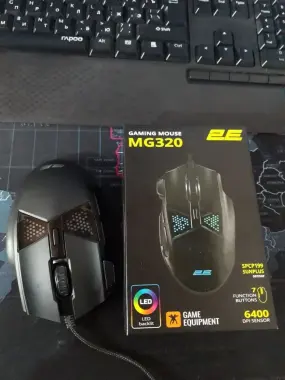 Oʻ yin uchun 2E GAMING MG320 RGB USB kabeli mishka sotiladi srochna
