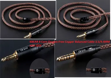 Новые кабеля KBEAR 8 / 16 Core Oxygen-Free Copper Balanced 3,5/4,4 QDC