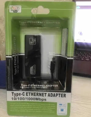 TYPE-C адаптер переходник RJ45 Gigabit Ethernet LAN Cable USB 3.1