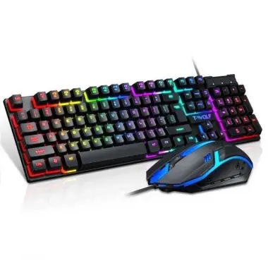 Новая! Игровая клавиатура и мышка с подсветкой RGB качества супер