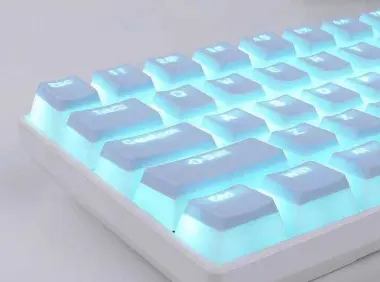 PBT PUDDING KEY CAPS количество : 130 цвет: SKY BLUE
