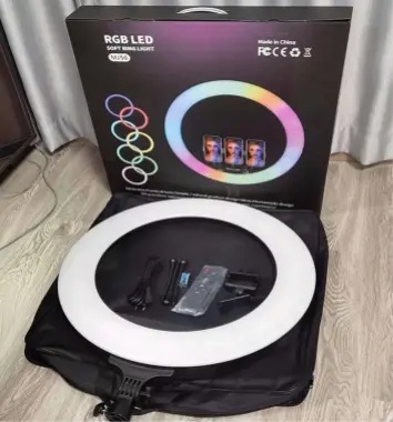 Кольцевая лампа до 26см-54см RGB штатив + пульт