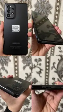 Samsung A53 5G 6/128 Rangi rasmda Tel sastayanna tiniq Dual sim karta