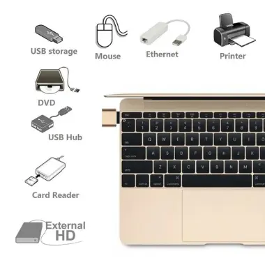 Переходник адаптер USB OTG to Type C юсб отг тайп С для флешки зарядка