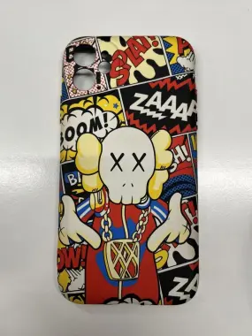 Силиконовый чехол Kaws для iPhone 11