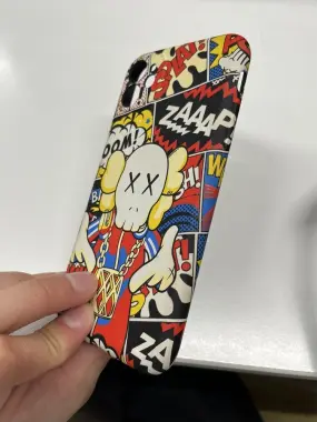 Силиконовый чехол Kaws для iPhone 11