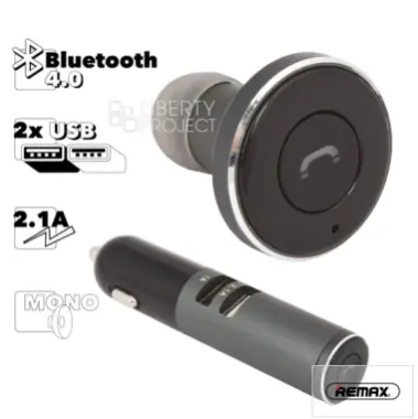 Bluetooth-гарнитура Remax RB-T11C, чёрно-серый