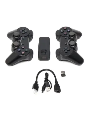 Игровая приставка консоль 4K HD, 64 ГБ, 10000 встроенных игр, Gamepad