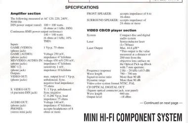 Музцентры Sony MHC-VX555 и Sony cmt-gp5