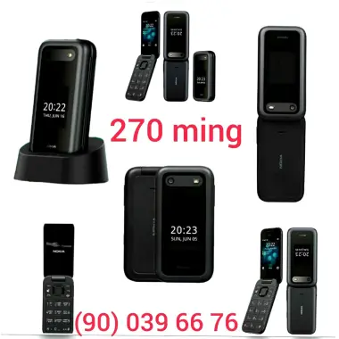 Nokia 2660 flip, Dostavka 24/7, Kafolat, Gsm, Yengi tella mutloqo.New