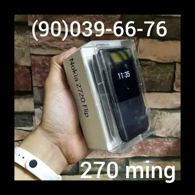 Nokia 2660 flip, Dostavka 24/7, Kafolat, Gsm, Yengi tella mutloqo.New