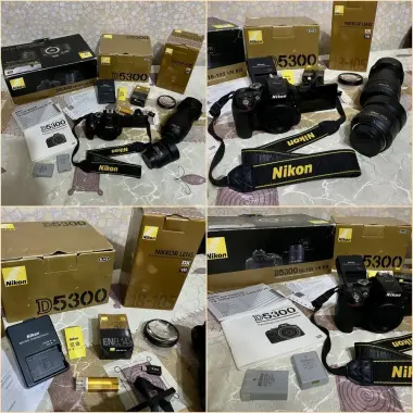 Nikon D5300. Nikkor 18-105 VR, Nikkor 35 m 1:1.8 G, Акумы, Документы