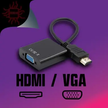 Переходник HDMI - VGA / VGA - HDMI для мониторов и телевизоров