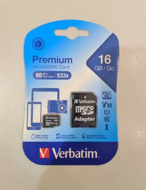MiCRO CD "VERBATIM" 16Gb /10 Class/Made in Taiwan . Новая
