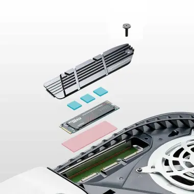 Радиатор nvme ssd для PS5, PS5 slim