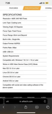 Вебкамера A4TECH PK-810G
