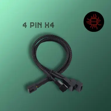 4pin fan разветвитель для вентиляторов сплиттер хаб x2/x3/x4/x5/x10