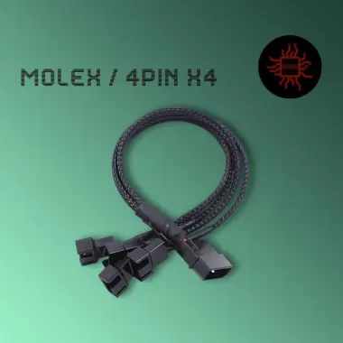 4pin fan разветвитель для вентиляторов сплиттер хаб x2/x3/x4/x5/x10
