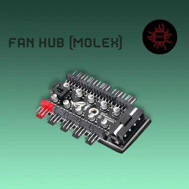 4pin fan разветвитель для вентиляторов сплиттер хаб x2/x3/x4/x5/x10