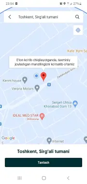 Xovli uy ijaraga beriladi talaba qizlarga