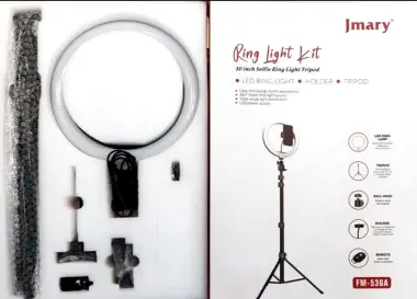 Кольцевая cелфи лампа Jmary FM536a + Штатив