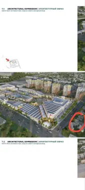 Продается участок дом отличная локация на против OzMAHAL в доль дорог