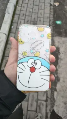 Чехол на iphone 13 pro (Doraemon и Pikachu)