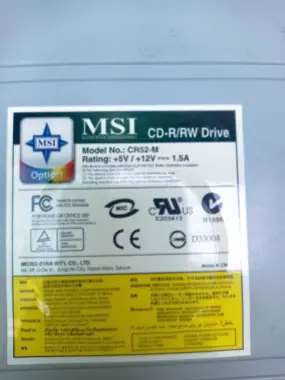 CD-RW привод, MSI, рабочий