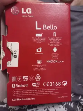 LG l bello black