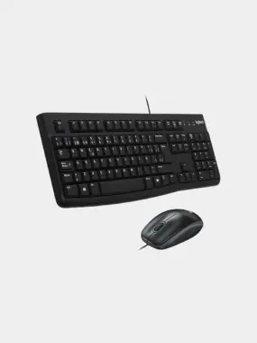 Клавиатура и мышь Logitech MK120, проводная