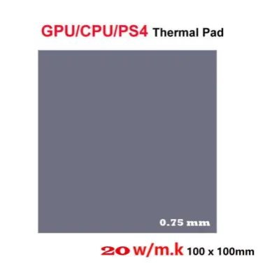Высококачественные Термопрокладки 17 BT/mK 100x100x0.75, 1mm ( Новые )