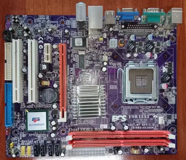 Продам 2 материнские платы ECS G31T-M7 rev.1.0, 7.0 рабоч., проверены