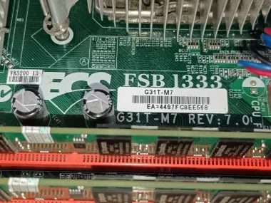 Продам 2 материнские платы ECS G31T-M7 rev.1.0, 7.0 рабоч., проверены