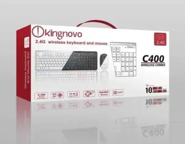Клавиатура беспроводная и мышь "KINGNOVO C400". От поставщика