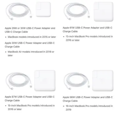 Apple MacBook Air MacBook Pro Adapter Зарядка