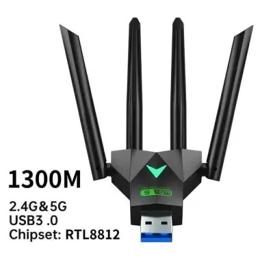 WIFI USB адаптер. Скорость от 150 до 1300Мбит, 2.4Ghz/5Ghz. Доставка